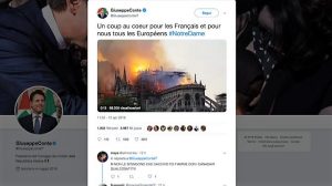 Incendio a Notre Dame, le reazioni dei leader di tutto il mondo