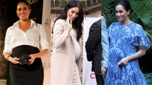 Lo stile premamam di Meghan