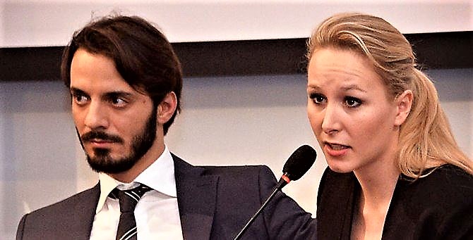 Vincenzo Sofo e Marion Maréchal Le Pen