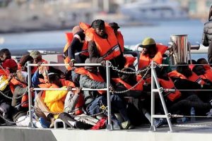 Migrants rescue Patrol Boat enters Malta