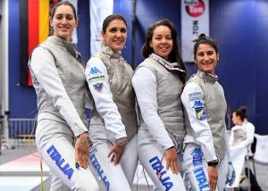 Alice Volpi, Arianna Errigo, Martina Batini e Francesca Palumbo