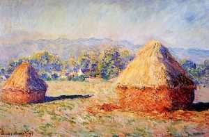 Covoni-alla-luce-del-sole-effetto-mattutino-Monet-collezione-privata