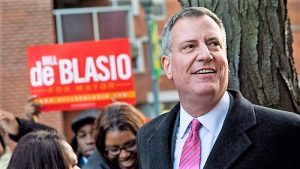 Il sindaco di New York, Bill de Blasio