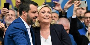 Matteo Salvini e Marine Le Pen