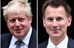 Boris Johnson and Jeremy Hunt