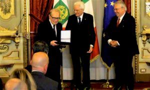 Mattarella premia Ennio Morricone e Ennio Pappano al Quirinale