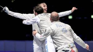 Alessio Foconi, Daniele Garozzo e Giorgio Avola