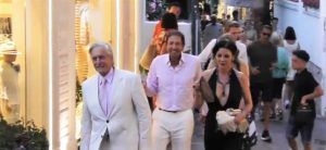 Gli attori Michael Douglas e Catherine Zeta-Jones