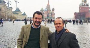 Matteo Salvini e Gianluca Savoini