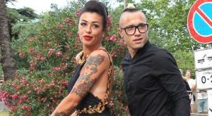 Nainggolan e la moglie Claudia Lai