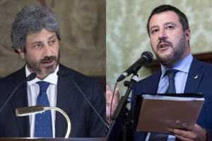 Roberto Fico e Matteo Salvini