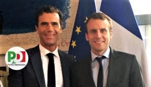 Sandro Gozi e Emmanuelle Macron