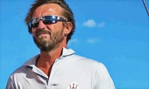 Vela/Soldini in navigazione sul Maserati multi 70 nella Transpacific Yacht Race