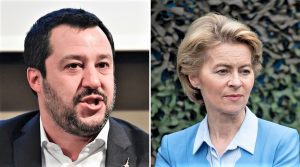 Matteo Salvini e Ursula von der Leyen