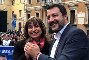 Donatella Tesei e Matteo Salvini