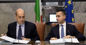 Nicola Zingaretti e Luigi Di maio