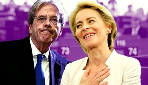 Paolo Gentiloni e Ursula von der Leyen (2)