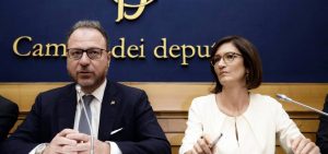 Giorgio Mulè e Mariastella Gelmini