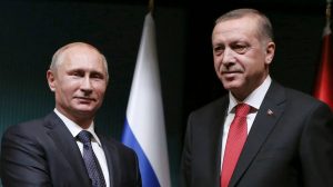 Il presidente russo Putin e il leader turco Erdogan