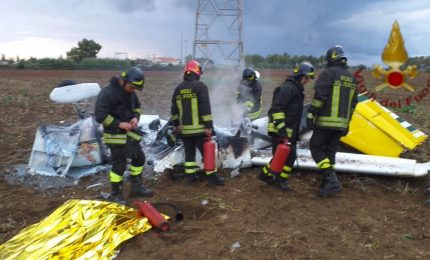 Ultraleggero precipita a Santa Severa, un morto e un ferito