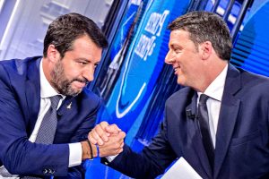 Matteo Salvini e Matteo Renzi