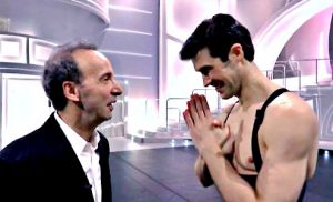 Roberto Benigni e Roberto Bolle