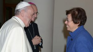 Papa Francesco e Francesca Di Giovanni