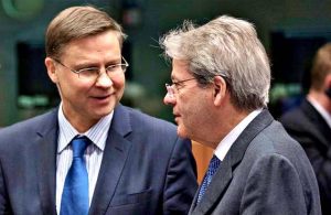 Valdis Dombrovskis e Paolo Gentiloni