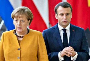 1Angela Merkel e Emmanuel Macron