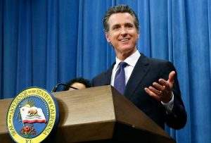 Il governatore della California Gavin Newsom