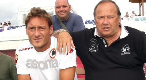 Francesco Totti e il padre Enzo