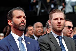 I fratelli Don Jr ed Erc Trump