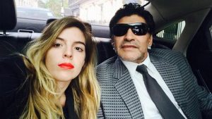 Dalma e il papà Diego Maradona