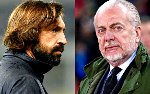 De Laurentiis: “Pirlo? Non commenti sentenze, faccia l’allenatore e basta”