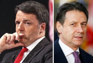 Matteo Renzi e Giuseppe Conte