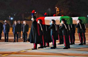 Arrivate a Ciampino le salme di Attanasio e Iacovacci