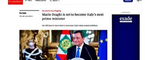 Il governo Draghi sulla stampa internazionale Un gigante (NYT)