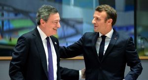 Mario Draghi e Emmanuel Macron