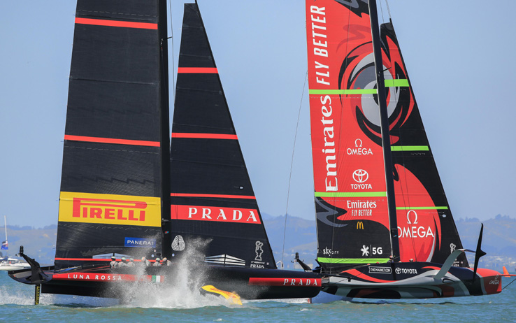 America’s cup, poco vento, rinviate le regate si resta sul 3-3