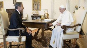 Antony Blinken e papa Bergoglio