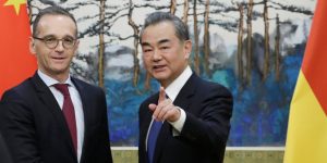 Heiko Maas e Wang Yi