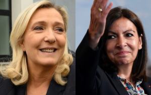 Marine Le Pen e Anne Hidalgo