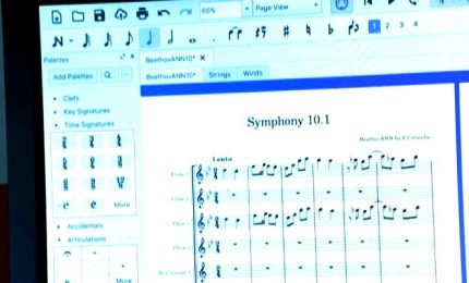 La sinfonia incompiuta di Beethoven completata con un click