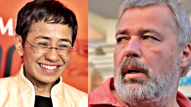 Nobel per la pace 2021 a due giornalisti, Maria Ressa e Dmitry Muratov