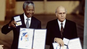 Nelson Mandela e Frederik Willem de Klerk