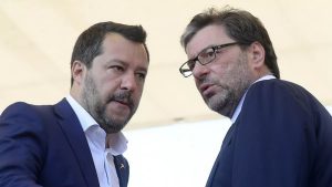 Matteo Salvini e Gaincarlo Georgetti