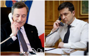 Zelensky a Draghi