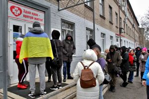 Blood donation campaign in Dnipr