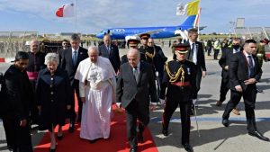 Il Papa e il presidente maltese George Vella www.vaticannews.va