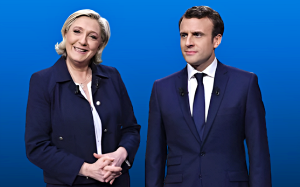 Marine Le Pen ed Emmanuel Macron